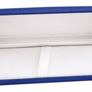 Бархатный футляр для 1 ручки или набора синий фото
