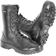 Берцы кожаные зимние на молнии детские натуральный мех (с 36 размера) ФБ-У-22 фото