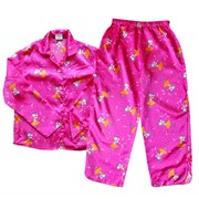 Розовая пижама детская