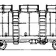 Перевозки грузовые 4-осной цистерной для молока с переходной площадкой, модель 15-Ц858