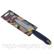 Нож кухонный металлический №1 для овощей 3“ пластиковая ручка на блистере фотография