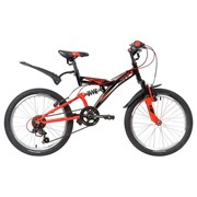 Велосипед 20“ Novatrack Dart, 2020, 6 скоростей, цвет черный фото
