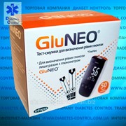 Тест-полоски для глюкометра GluNEO / ГлюНЕО 50 шт. фото