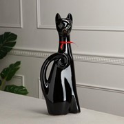 Копилка “Василиса“, чёрная, покрытие глазурь, керамика, 47 см фото