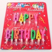 Свечи в торт / Happy Birthday / Буквы s01108-01