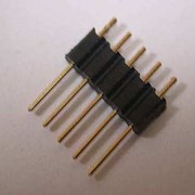 Однорядный штыревой разъем Pin Header 1,78*2,54мм, штифты прямые