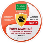 Крем для собак и кошек Пчелодар Защитный с прополисом и воском для лап 150 г фото