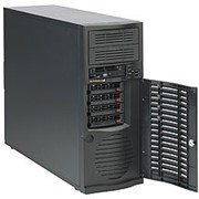 Сервер Supermicro MB X9SCL+-F/CSE 733T-500 Black, серверы