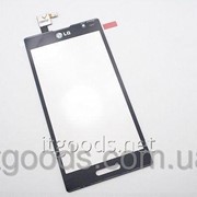 Тачскрин оригинальный / сенсор (сенсорное стекло) для LG P769 (черный цвет) 2910 фото