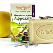 Оливковое мыло AphrOditE® с маслом лимона и шалфея фото