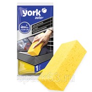 Губка для мытья авто 21 х 11см "York" (1201)