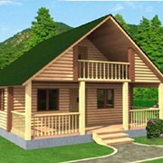 Дачные дома из профилированного бруса фото