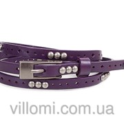 Женский узкий кожаный ремень ETERNO E7093-violet