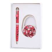 Набор подарочный Langres Elegance: ручка шариковая + крючек для сумки, красный LS.122029-05 фотография