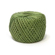 Шпагат джутовый 1,5мм, цв. зеленый (110м клубок) фото