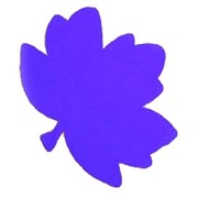 Коврик, лист клена, фиолетовый, спанбонд, 50 шт фото