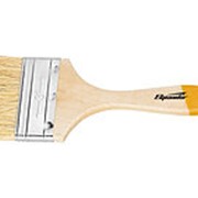 Кисть плоская Slimline 4“ (100 мм), натуральная щетина, деревянная ручка // SPARTA 824455 фото