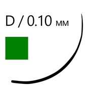 Омбре ресницы для наращивания Lash&Go микс 0,10/D/7-14 mm “Зеленый“ (16 линий) фотография