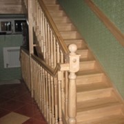 Лестницы деревянные по типовому проекту, по индивидуальному проекту фото