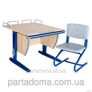 Набор школьной мебели Дэми СУТ.14-01 клен/синий со стулом фото