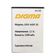 Аккумулятор Digma для телефона Linx A400 3G 1400 mah фото