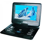 Портативный DVD плеер XPX EA-1269D с цифровым TV-тюнером DVB-T2 12,1“ фото