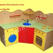 Кухня дитяча кутова “Поварежка“ 1100х1100х900 фото