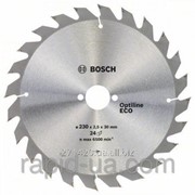 Пила дисковая по дереву Bosch 230x30x24z Optiline ECO фото