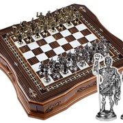 Шахматы "Византия" (цвет: зебрано, фигуры Цезарь)
