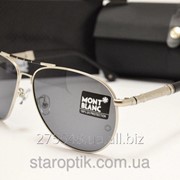Мужские солнцезащитные очки Montblanc 374 Silver фото