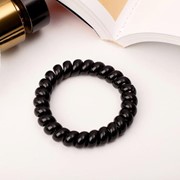Резинка для волос 'Пружинка' 5 см, чёрный (комплект из 10 шт.) фото