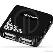 Концентратор Crown USB CMH-B07 черный фото