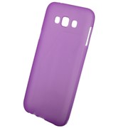 Чехол силиконовый матовый для Samsung Galaxy E7 фиолетовый фотография