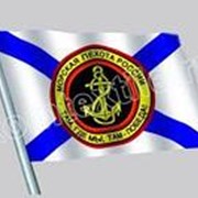 Наклейка Морская пехота флаг фото