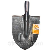 Лопата МАТиК штыковая остроконечная (рельсовая сталь)
