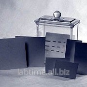 Пластины д / высокоэфективной ТСХ, силикагель 60 F254, алюминиевая подложка, 25 шт / упак, 20x20 см (Me) 1055480001 фото