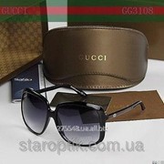 Солнцезащитные очки Gucci 3108G черная оправа фотография