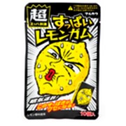 Жевательная резинка Marukawa кислый лимон, 41,5 г. фото