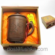 Чашка глина в подарочной коробке 450мл. 18х17х10,5 см