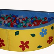 Сухой бассейн (Цветочек) с шариками фото