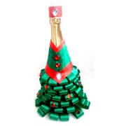 Чехол Елка Новогодяя на бутылку шампанского и другие бутылки под заказ фото