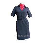 Платье полиции с коротким рукавом темно-синий код товара: 00041893