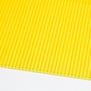 Поликарбонат сотовый Sellex Comfort 4 мм 2,1х6(12) м желтый фотография