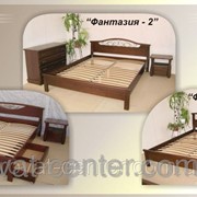 Кровать деревянная (массив - сосна, ольха, дуб)