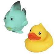 Набор игрушек-брызгалок в ванну Yako Toys серия Акварики (2 штуки)