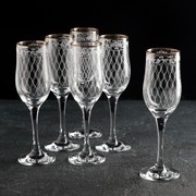 Набор бокалов для шампанского «Винтаж», 190 мл, 6 шт фотография