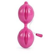 Розовые вагинальные шарики Climax V-Ball Pink Vagina Balls фото