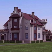 Кирпичный коттедж фото