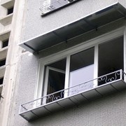Козырьки на окна и балконы в Сочи фото