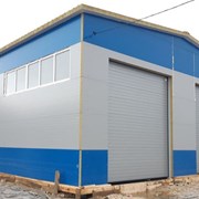 Строительство складов из сэндвич-панелей фото